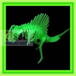 Glow in the Dark 3 D 3D Dinosaur Figure Puzzle for Gift  