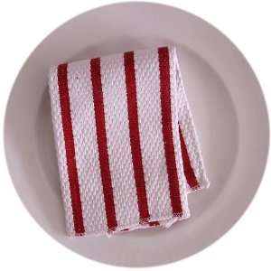  Basketweave Dishcloth   Red