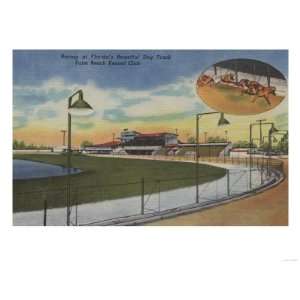 Palm Beach, FL   Kennel Club, Dog Racing Track Premium Poster Print 