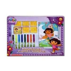    Dora the Explorer 15 Piece Marker and Stamp Set Toys & Games