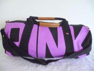 NWT Victorias Secret Love Pink Duffle Travel Gym Bag  