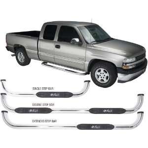 01 03 GM S Series Pickup Crew Cab 4 Door Polished Stainless Steel Step 