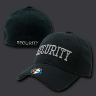 flex fit black security cap size small medium fits head