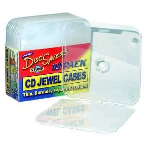 200PK Discsavers Clear CD Jewel Cases By Stomp Inc. Electronics