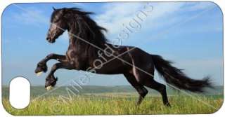   4S Cover Cool Graphics Custom Black Stallion Horse Wild Western Case