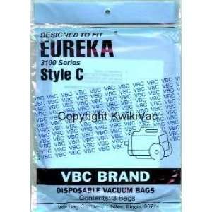  Eureka C Bag Generic 3 Pack for Models 30xx & 31xx Only 