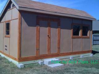 customer added some custom windows and a door on each side of the shed 