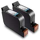 2PK BK INK CART FOR HP 51645A 45 DESKJET 930C 950C 995C