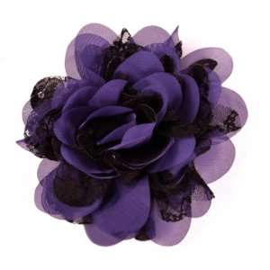  Mary Kate Lace Chiffon Flower Brooch Pin and Hair Clip 