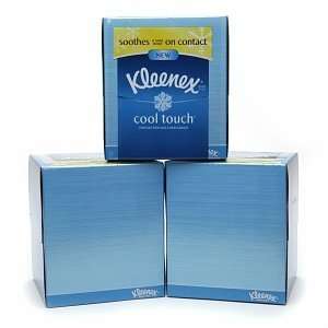  Kleenex Cool Touch Facial Tissue, 3 Boxes, 150 ea Health 