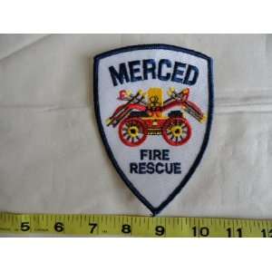  Merced Fire Rescue Patch 