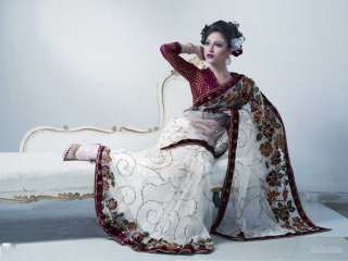   Bollywood Indian Designer Work Exclusive Saree Wedding Sari  