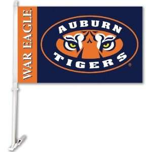   Auburn Tiger Eyes Car Flag w/Wall Bracket   Set of 2 