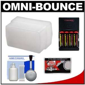  Sto Fen Omni Bounce OM EW Flash Diffuser + Battery 