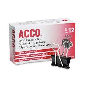  ACCO Products   ACCO   Small Binder Clips, Steel Wire, 5 