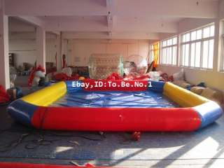 INFLATABLE POOL(4*10*0.6)M & 4pc WATER WALKING BALL  