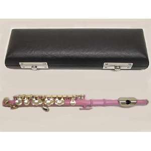  Pink C Piccolo Flute with Case Musical Instruments