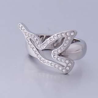 Discounted SWATCH BIJOUX Jewels S/Steel Jewellery Ring Size 6 M Free 