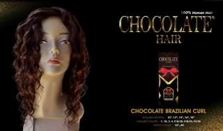 CHOCOLATE HAIR Brazilian Curl Weaving Human Hair 10,12,14,16 