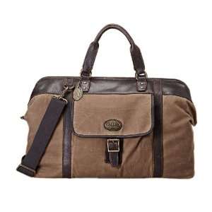  Fossil Mens Estate Waxed Canvas Duffle 