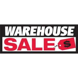    Warehouse Sale   Vinyl Outdoor Banner   8x3