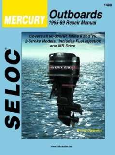 SELOC MERCURY OUTBOARD MOTOR ENGINE REPAIR MANUAL 1408  