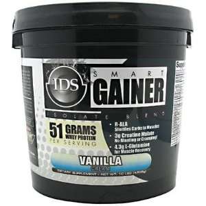 IDS Smart Gainer, Vanilla Cream, 10 lbs (4,536g) (Weight Gain)