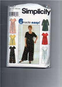 SIMPLICITY PATTERN, WOMENS DRESS,JUMPSUIT,PATTERNS  