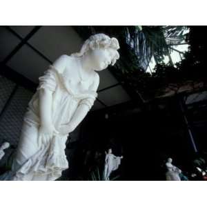  Statue of Girl in Garden Atrium, Vorontsov Palace, Yalta 
