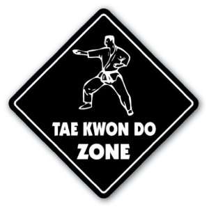  TAE KWON DO ZONE Sign xing gift novelty martial arts 