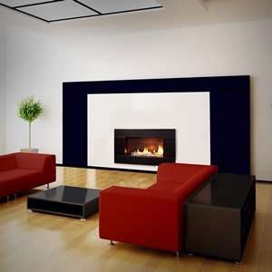  Escea Indoor Gas Granite Stone Fireplace