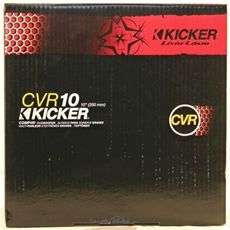 KICKER CVR 10 CVR10 SUBWOOFER+ATREND SUB BOX ENCLOSURE 07CVR104+E10SV 