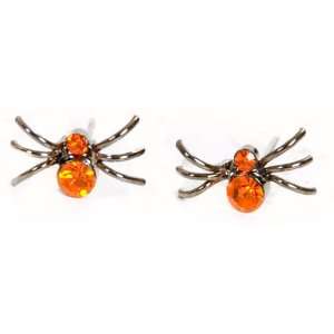   By Princess Paradise Spider Gem Earrings / Black 