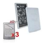 Clear SILICONE case Skin for  Kindle LCD Guard  