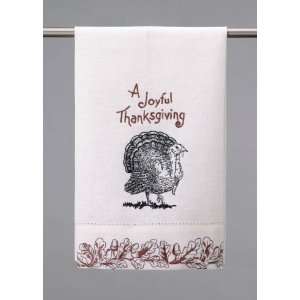   Handicraft Linens Joyful Thanksgiving Guest Towel