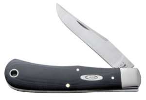 CASE XX KNIVES BLACK G 10 BACK POCKET KNIFE #6243 NEW  