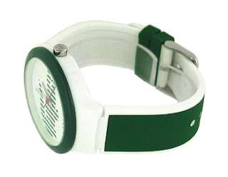LACOSTE WHITE AND GREEN SILICONE LADIES WATCH 2010569  