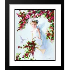 Joyce Birkenstock Framed and Double Matted Print 29x35 Baby Angel III 