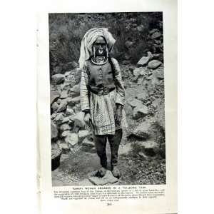  c1920 PAHARI WOMAN BRAHMIN PRIEST SIMLA HIGHLANDS