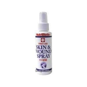   Aid Skin & Wound Spray w/GSE (Grapefruit Seed Extract), 4 oz. Beauty