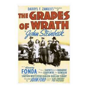 The Grapes of Wrath, John Carradine, Dorris Bowdon, Henry Fonda, 1940 