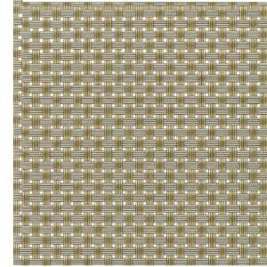  Chilewich Square Basketweave Placemat   Gold, Set of Four 