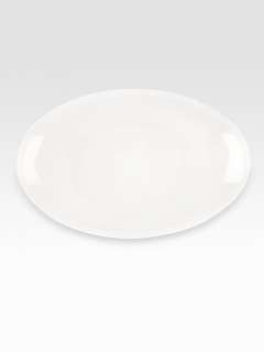 Donna Karan   Matte & Shine Porcelain Platter/White