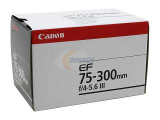 Canon EF 75 300mm Lens Digital Rebel XS XSi T1i T2i T3i 0082966214073 