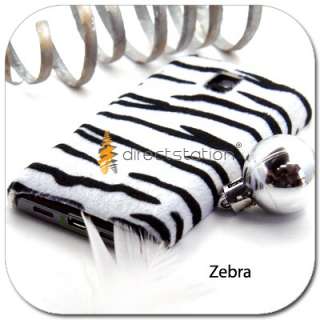 Zebra VELVET Hard Skin Case Cover LG Optimus 2X P990  