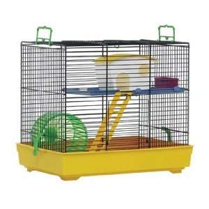  Happy Lux2 Yellow 2 Story Hamster Cage