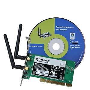 Linksys RangePlus WMP110 802.11g Wireless G PCI Adapter  