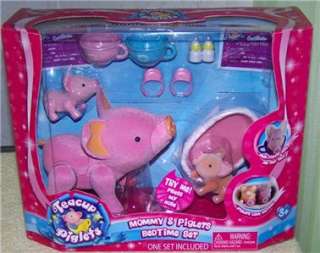 Teacup Piggies *Mommy & Piglets* Bedtime Set New  