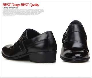 Designer Bando Black Dress Loafers Mens Shoes  