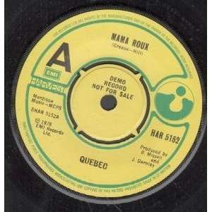    MAMA ROUX 7 INCH (7 VINYL 45) UK HARVEST 1978 QUEBEC Music